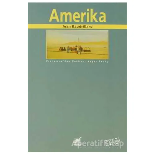 Amerika - Jean Baudrillard - Ayrıntı Yayınları