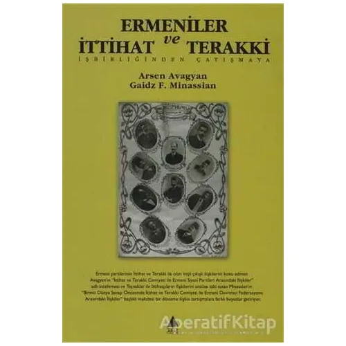 Ermeniler ve İttihat ve Terakki - Arsen Avagyan - Aras Yayıncılık