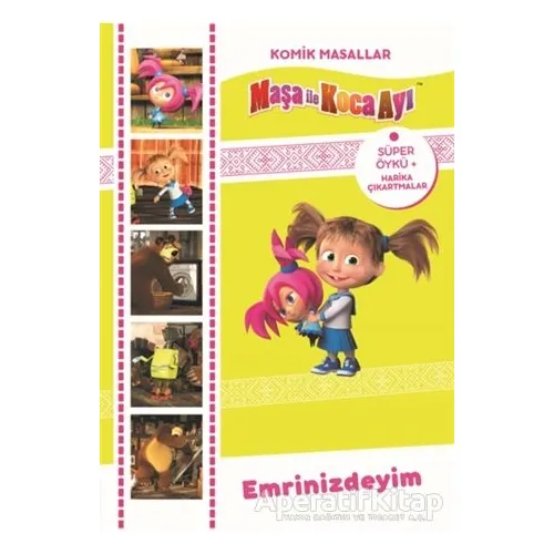 Maşa ile Koca Ayı Komik Masallar - Emrinizdeyim - Kolektif - Doğan Egmont Yayıncılık