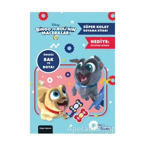 Disney Bingo ve Rolinin Maceraları - Süper Kolay Boyama Kitabı - Kolektif - Doğan Egmont Yayıncılık