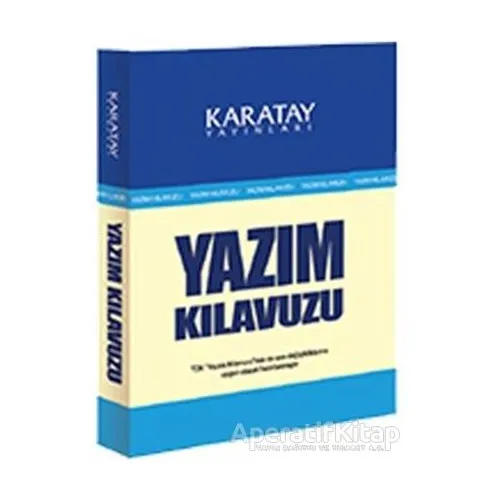 Yazım Kılavuzu - Kolektif - Karatay Yayınları
