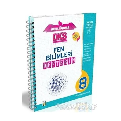 DKS 4B Akıllı Damla Fen Bilimleri Defterim (8. Sınıf) - Mehmet Üzmez - Damla Yayınevi