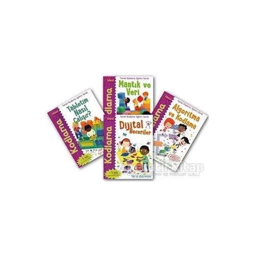 Temel Kodlama Eğitimi Serisi (4 Kitap Takım) - Elbrie De Rock - İdeal Kültür Yayıncılık