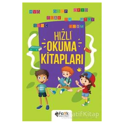 Hızlı Okuma Kitapları (8 Kitap Set) - Veysel Yıldız - Fark Yayınları
