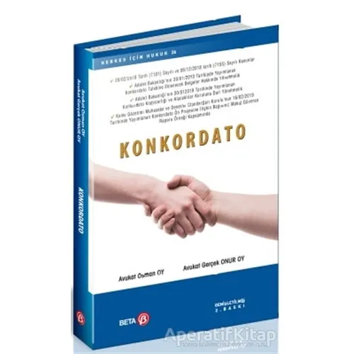 Konkordato - Osman Oy - Beta Yayınevi