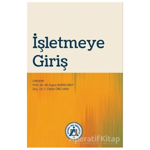 İşletmeye Giriş - F. Oben Ürü Sanı - Hiperlink Yayınları