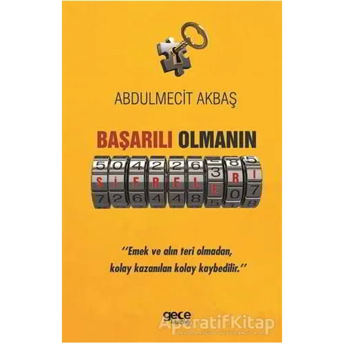 Başarılı Olmanın Şifreleri - Abdülmecit Akbaş - Gece Kitaplığı