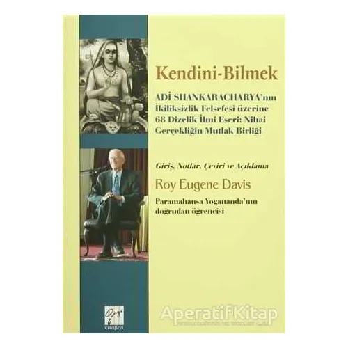 Kendini - Bilmek - Roy Eugene Davis - Gazi Kitabevi