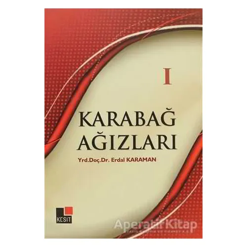 Karabağ Ağızları 1 - Erdal Karaman - Kesit Yayınları
