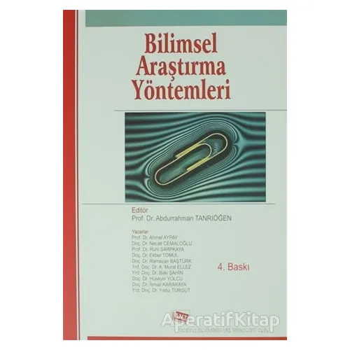 Bilimsel Araştırma Yöntemleri - Necati Cemaloğlu - Anı Yayıncılık