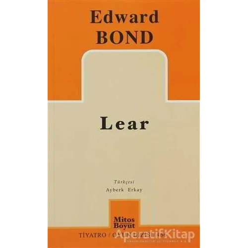 Lear - Edward Bond - Mitos Boyut Yayınları