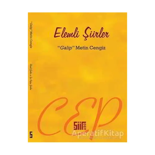 Elemli Şiirler - Metin Cengiz - Şiirden Yayıncılık