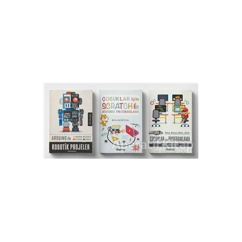 Çocuklar için Scratch ve Kodlama Eğitim Seti (3 Kitap Takım)