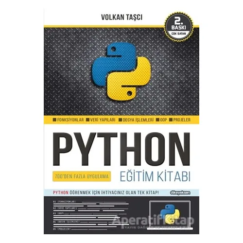 Python Eğitim Kitabı - Volkan Taşçı - Dikeyeksen Yayın Dağıtım