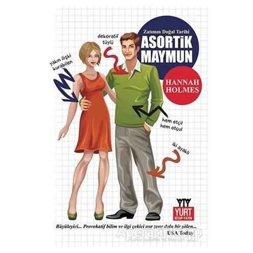 Zatımın Doğal Tarihi - Asortik Maymun - Hannah Holmes - Yurt Kitap Yayın
