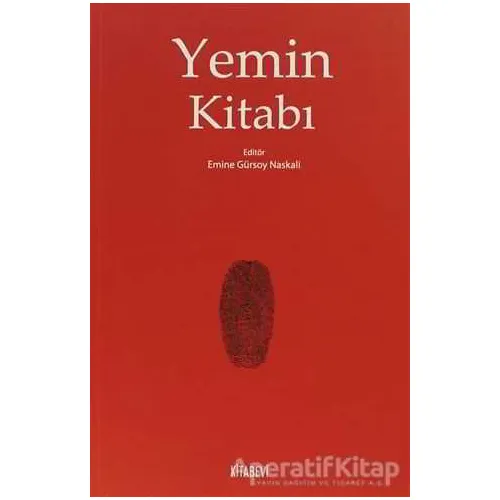 Yemin Kitabı - Emine Gürsoy Naskali - Kitabevi Yayınları