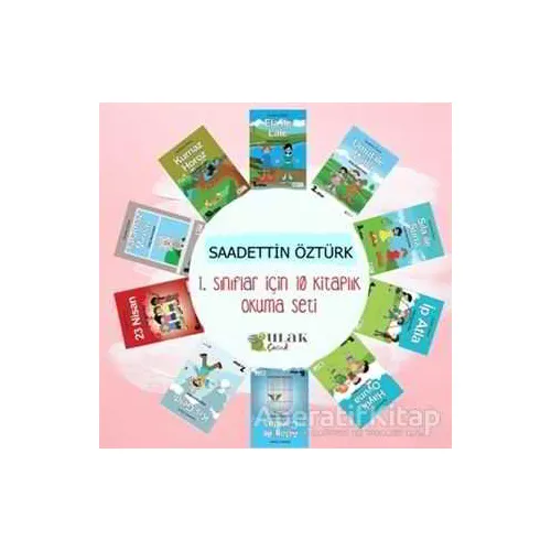 1. Sınıflar İçin Okuma Seti (10 Kitap Takım) - Saadettin Öztürk - Ulak Yayıncılık