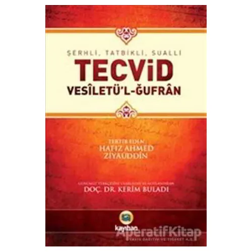Tecvid: Vesiletül-Ğufran - Arif Pamuk - Kayıhan Yayınları