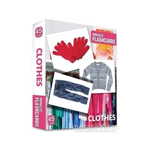 Miracle Flashcards - Clothes-Box 45 Cards - Kolektif - MK Publications