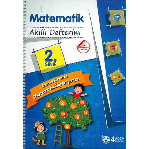 2. Sınıf Matematik - Akıllı Defterim - Özge Akbal Üstün - 4 Adım Yayınları