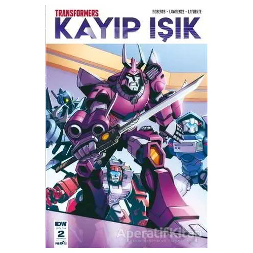 Transformers Kayıp Işık Bölüm 2 Kapak A - James Roberts - Presstij Kitap
