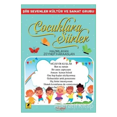 Çocuklara Şiirler - Zeynep Karaaslan - Zinde Yayıncılık