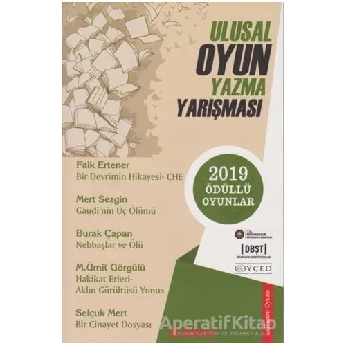 Ulusal Oyun Yazma Yarışması - 2019 Ödüllü Oyunlar - Kolektif - Dramatik Yayınları