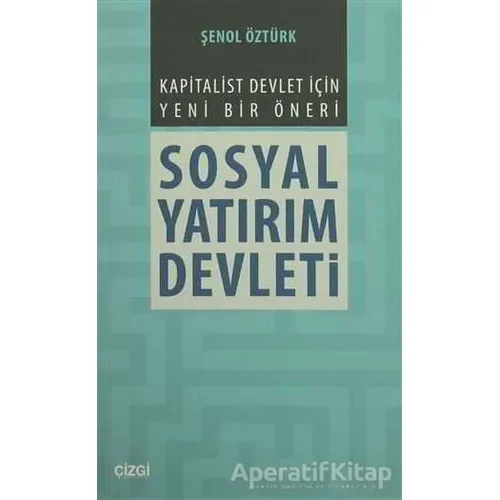 Sosyal Yatırım Devleti - Şenol Öztürk - Çizgi Kitabevi Yayınları