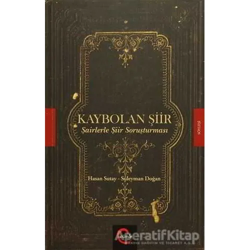 Kaybolan Şiir - Süleyman Doğan - Cümle Yayınları