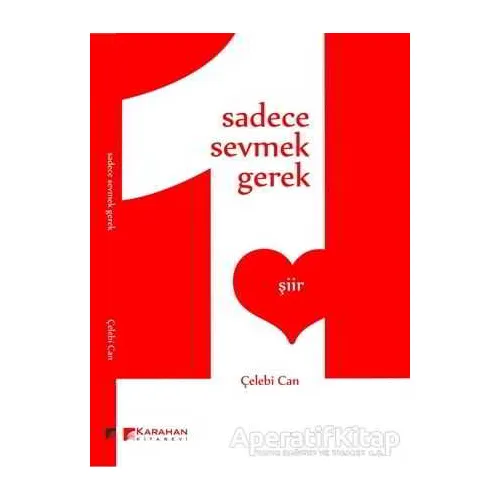 Sadece Sevmek Gerek - Çelebi Can - Karahan Kitabevi