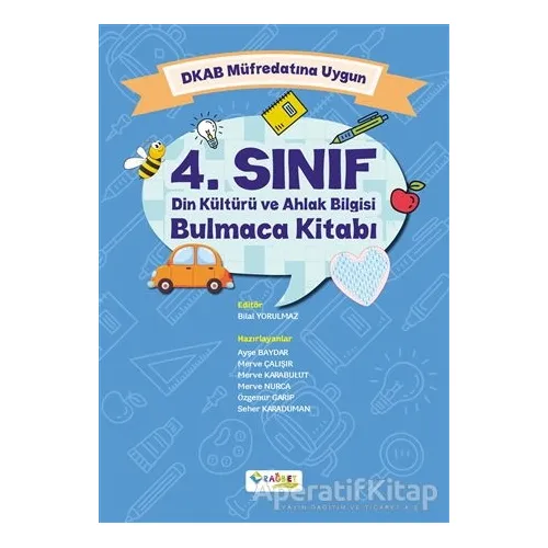 4. Sınıf Din Kültürü ve Ahlak Bilgisi Bulmaca Kitabı - Özgenur Garip - Rağbet Yayınları