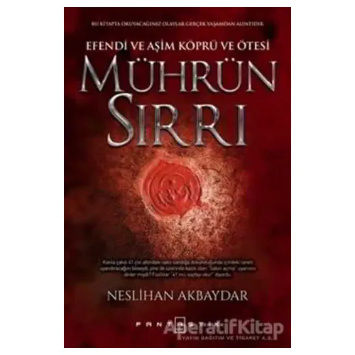 Mührün Sırrı - Neslihan Akbaydar - Fantastik Kitap