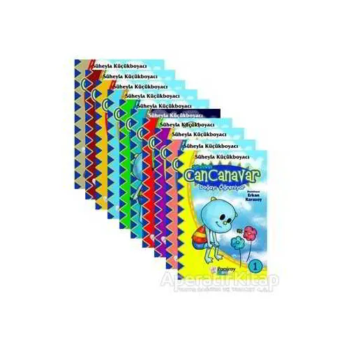 Sevimli Can Canavar (10 Kitap Set) - Süheyla Küçükboyacı - Pamiray Yayınları