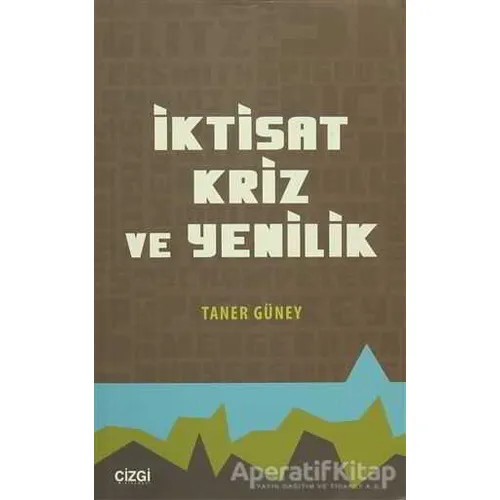 İktisat Kriz ve Yenilik - Taner Güney - Çizgi Kitabevi Yayınları