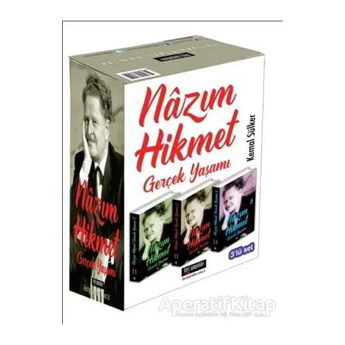 Nazım Hikmet - Gerçek Yaşamı (3 Kitap Takım) - Kemal Sülker - İleri Yayınları