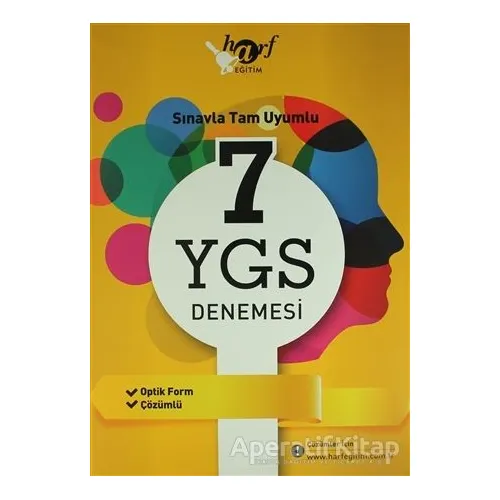 YGS 7 Deneme - Kolektif - Harf Eğitim Yayıncılık