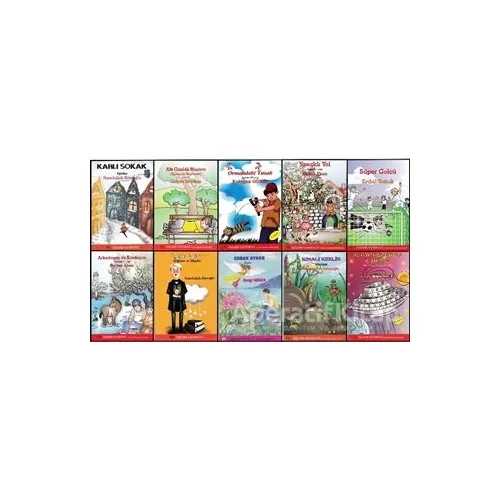 10 Yaş Öykü Romanları (10 Kitap Takım) - Nefise Eken - Özlem Yayınevi