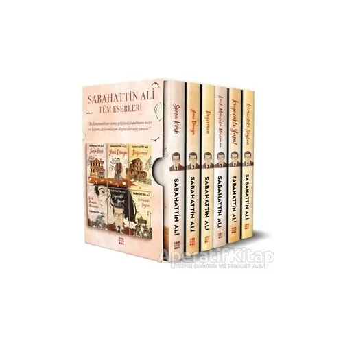 Sabahattin Ali Tüm Eserleri - (6 Kitap Kutulu Set) - Sabahattin Ali - Dokuz Yayınları