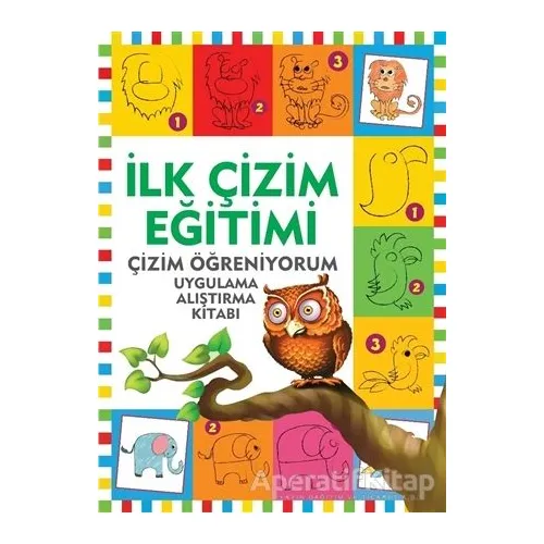 İlk Çizim Eğitimi - Çizim Öğreniyorum - Kolektif - Halk Kitabevi