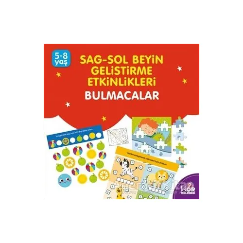 Sağ-Sol Beyin Geliştirme Etkinlikleri Bulmacalar - Kolektif - Halk Kitabevi