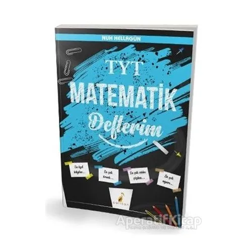TYT Matematik Defterim - Nuh Hellagün - Pelikan Tıp Teknik Yayıncılık