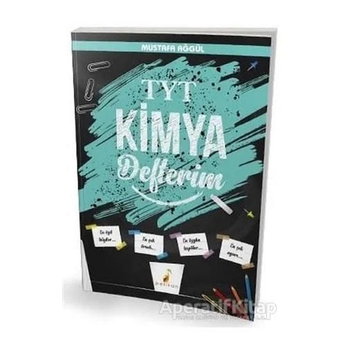 2021 TYT Kimya Defterim - Mustafa Ağgül - Pelikan Tıp Teknik Yayıncılık