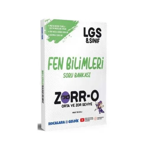 ZORR-O 8.Sınıf LGS Fen Bilimleri Soru Bankası - Hocalara Geldik