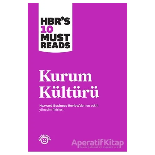 Kurum Kültürü - Harvard Business Review - Optimist Kitap