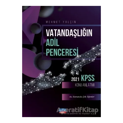 Vatandaşlığın Adil Penceresi 2021 KPSS Konu Anlatımı - Mehmet Yalçın - Nobel Sınav Yayınları