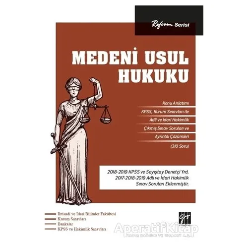 Reform Serisi Medeni Usul Hukuku - Kolektif - Gazi Kitabevi