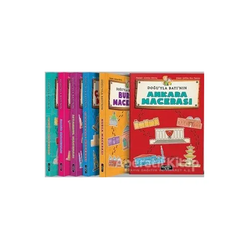 Doğu’yla Batının Macerası Seti (6 Kitap) - Asena Meriç - Yediveren Çocuk