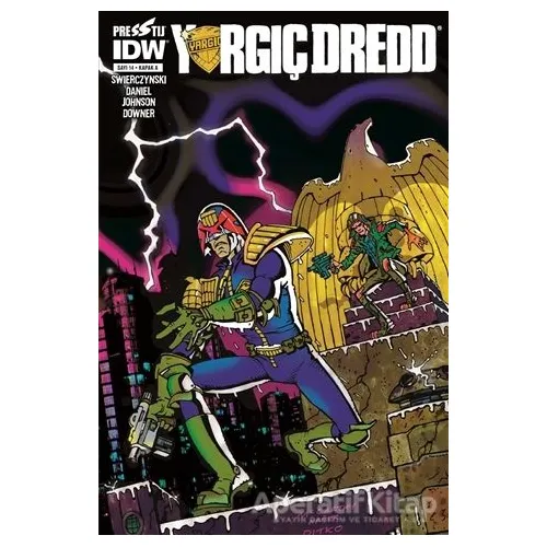 Yargıç Dredd Sayı 14 (Kapak A) - Duane Swierczynski - Presstij Kitap