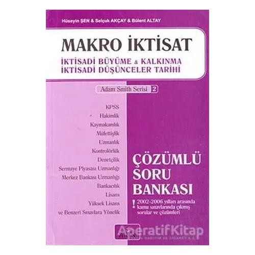 Makro İktisat - Selçuk Akçay - Arın Yayınları