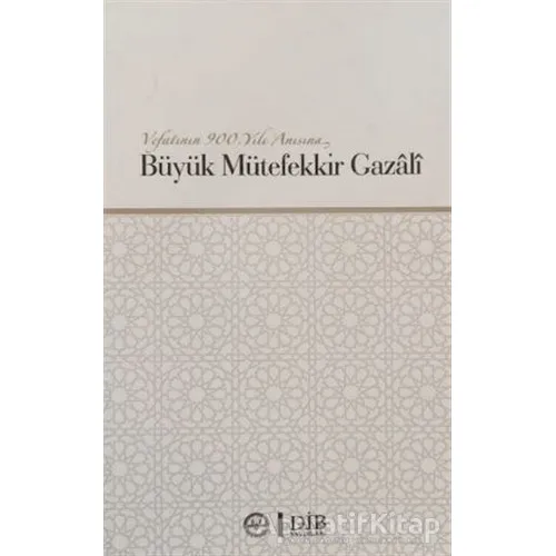 Büyük Mütefekkir Gazali - Hacı Duran Namlı - Diyanet İşleri Başkanlığı